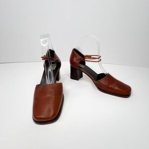 Vintage EZZIO Brown Leather Shoes 6